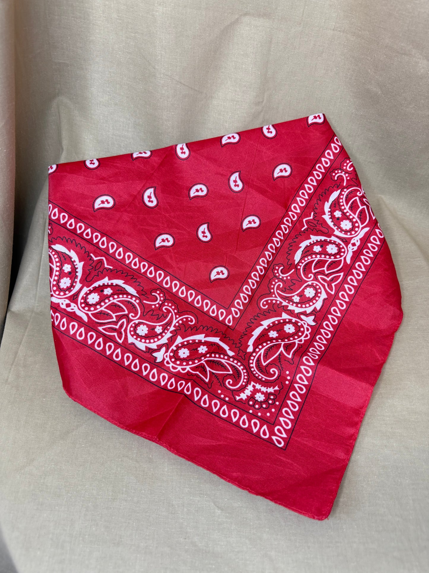 Red Western Bandana