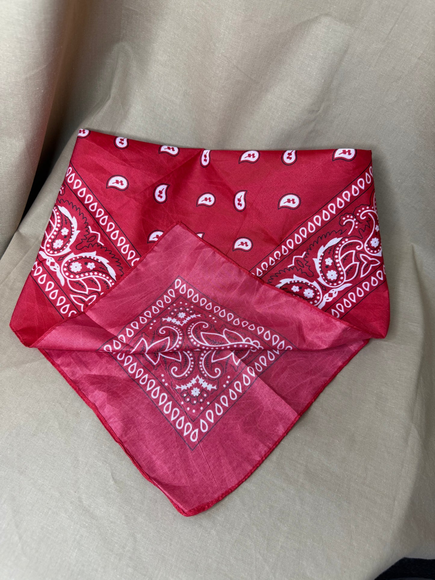 Red Western Bandana