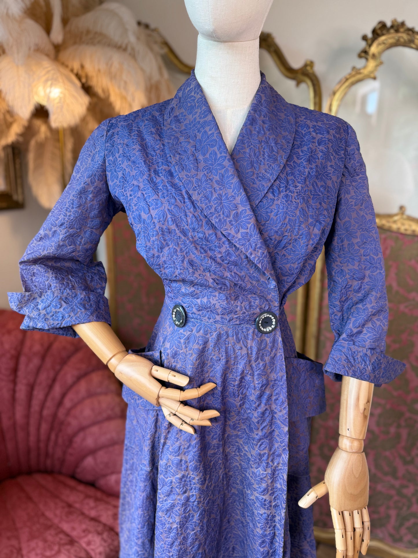 Purple Evelyn Pearson Robe