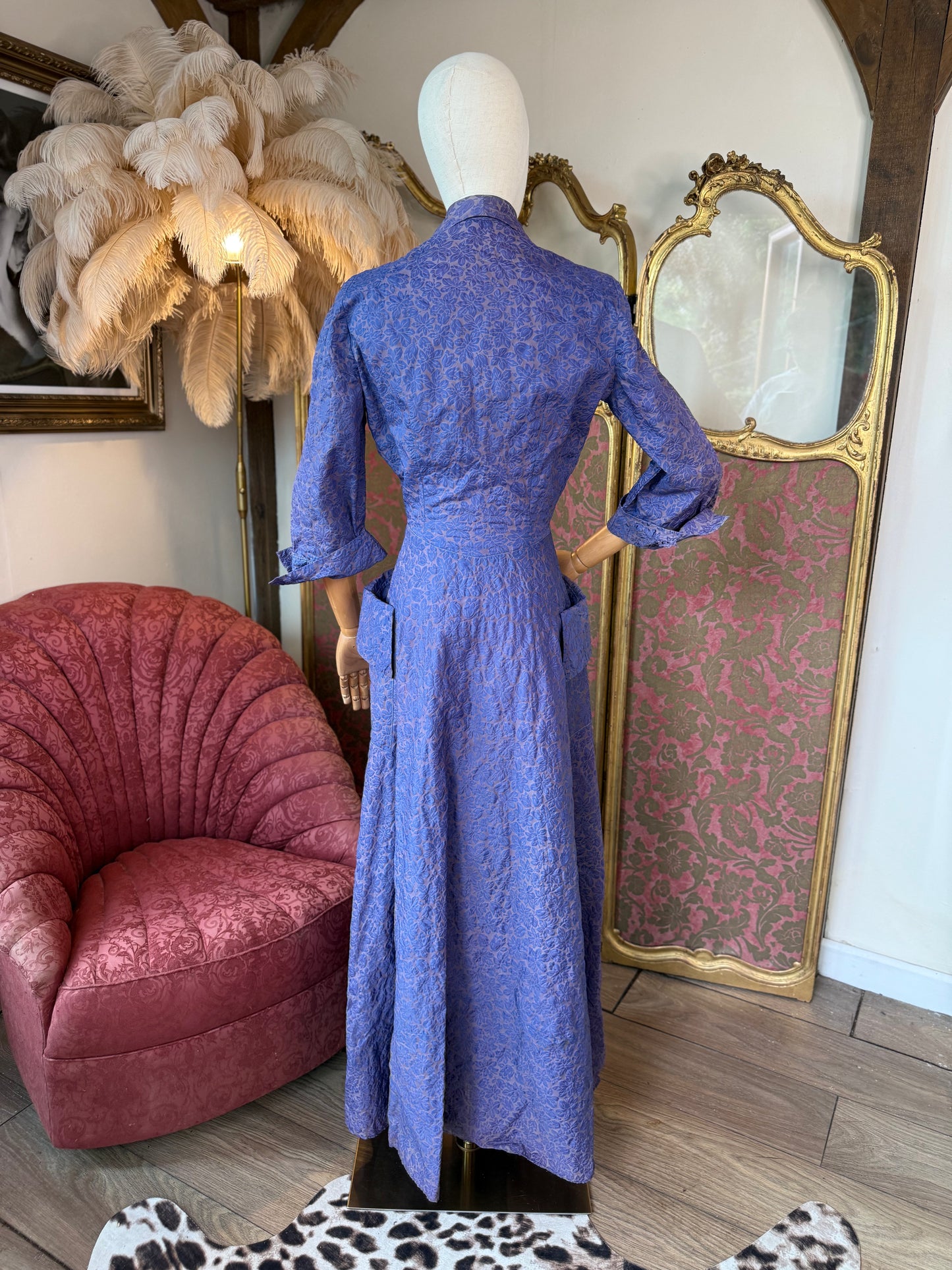 Purple Evelyn Pearson Robe