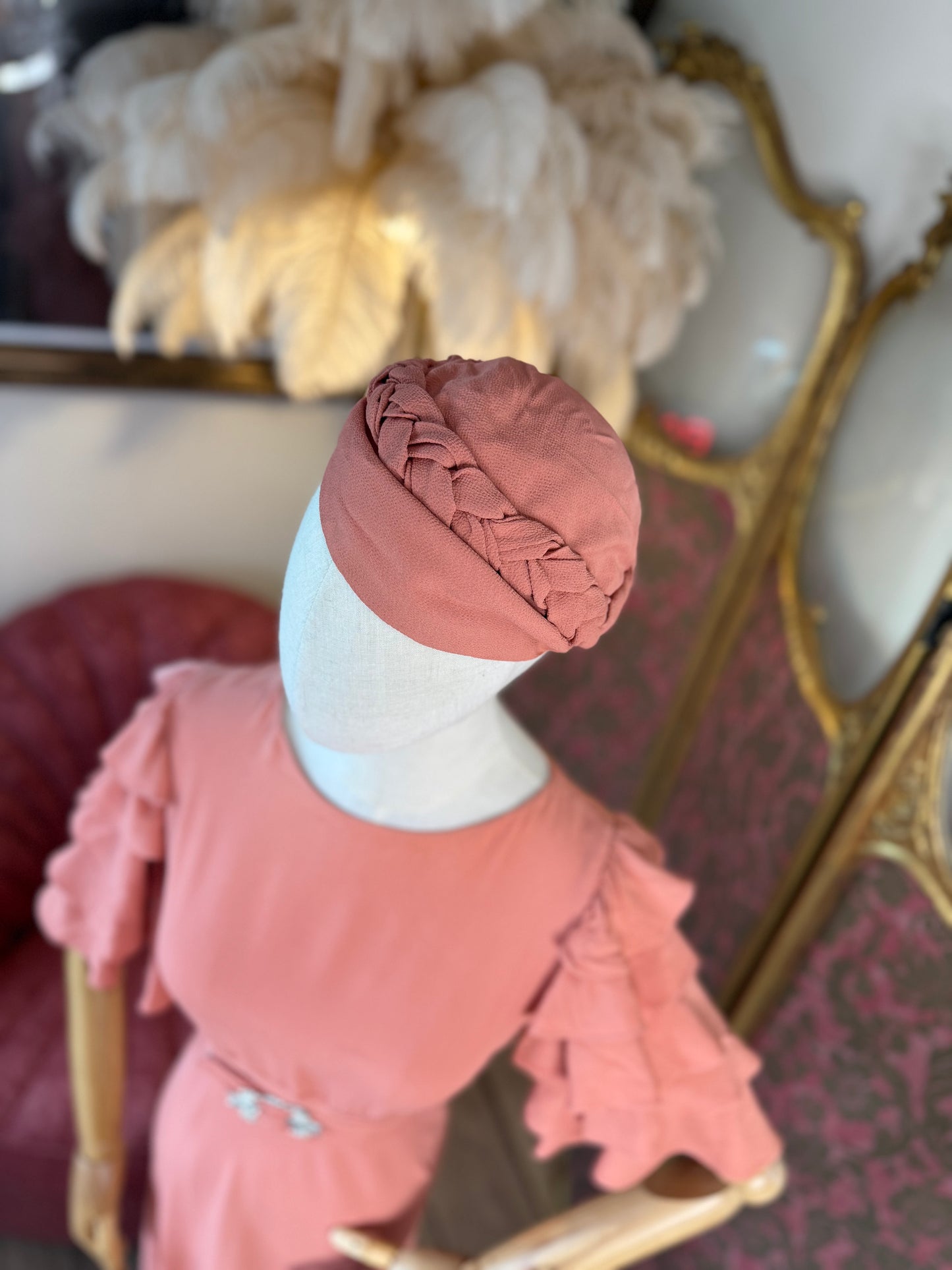 Livingston Brothers 3 Piece Peachy Pink Dress