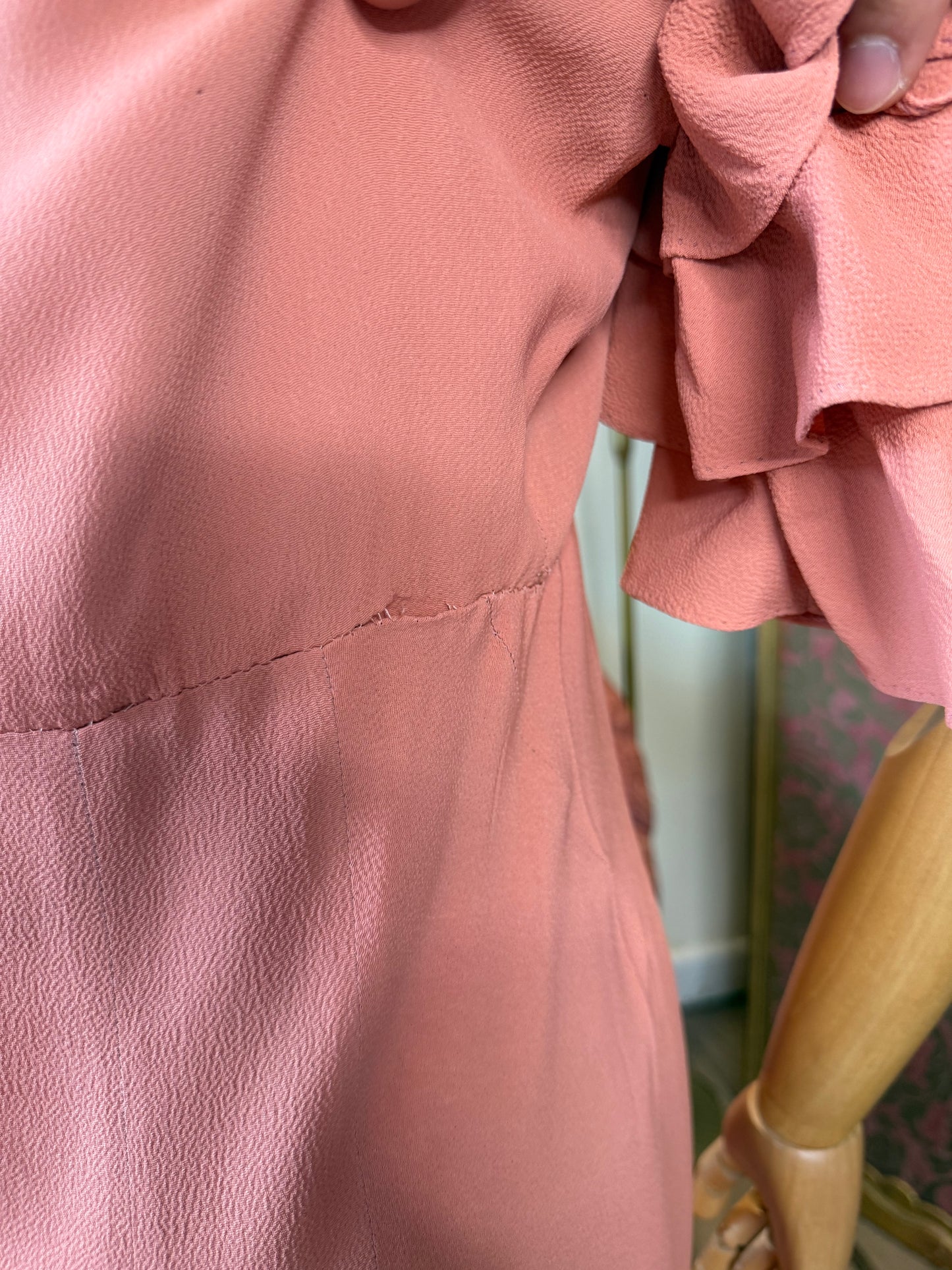 Livingston Brothers 3 Piece Peachy Pink Dress