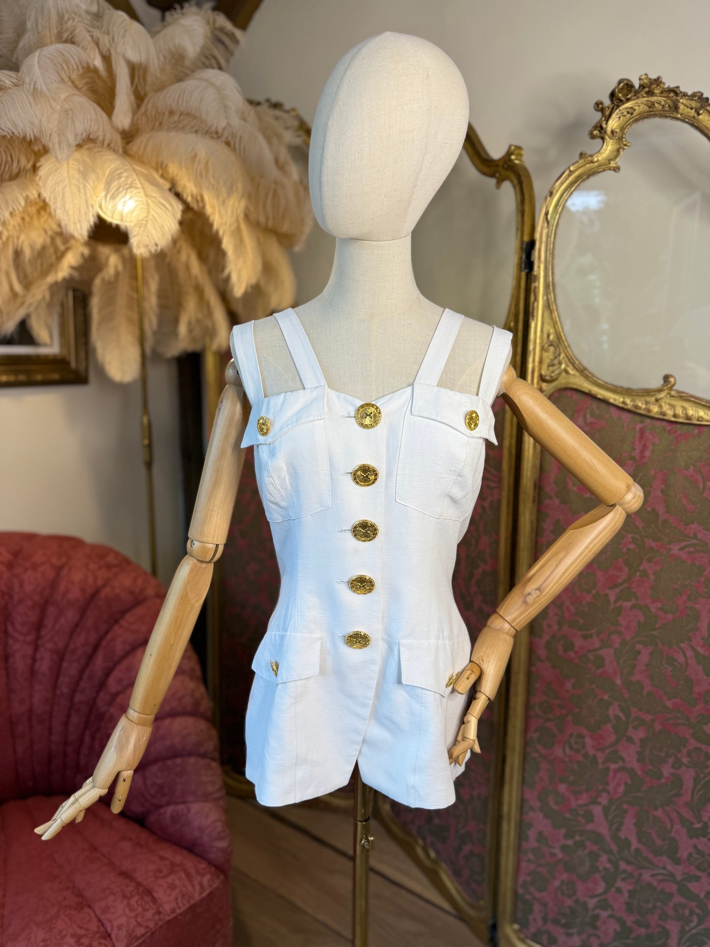 Fabulous 1980's Sailor Top