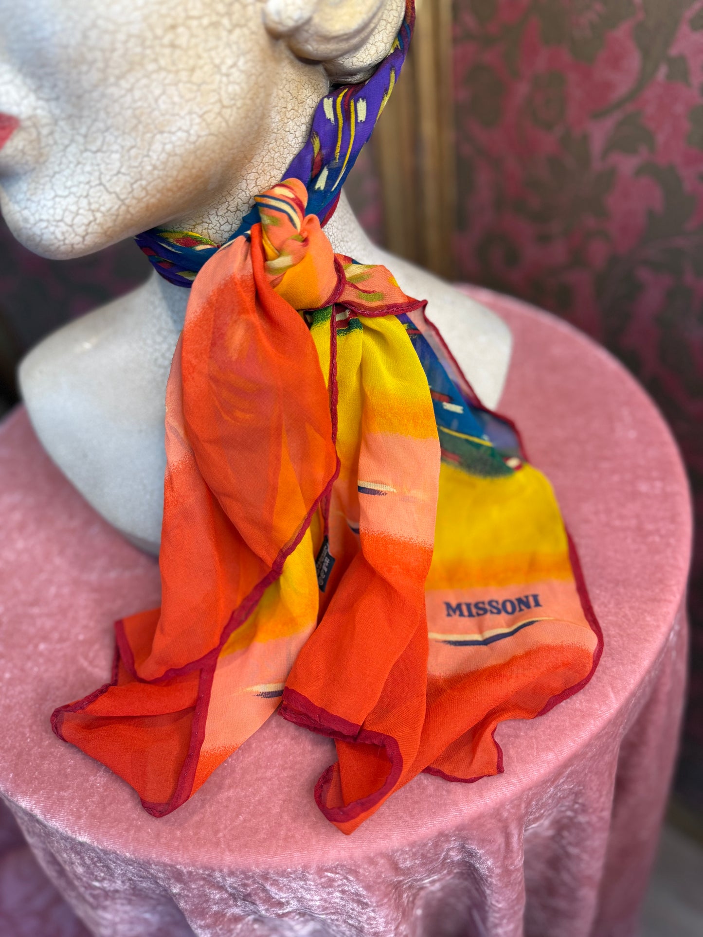 Missoni Multi-coloured Silk Scarf
