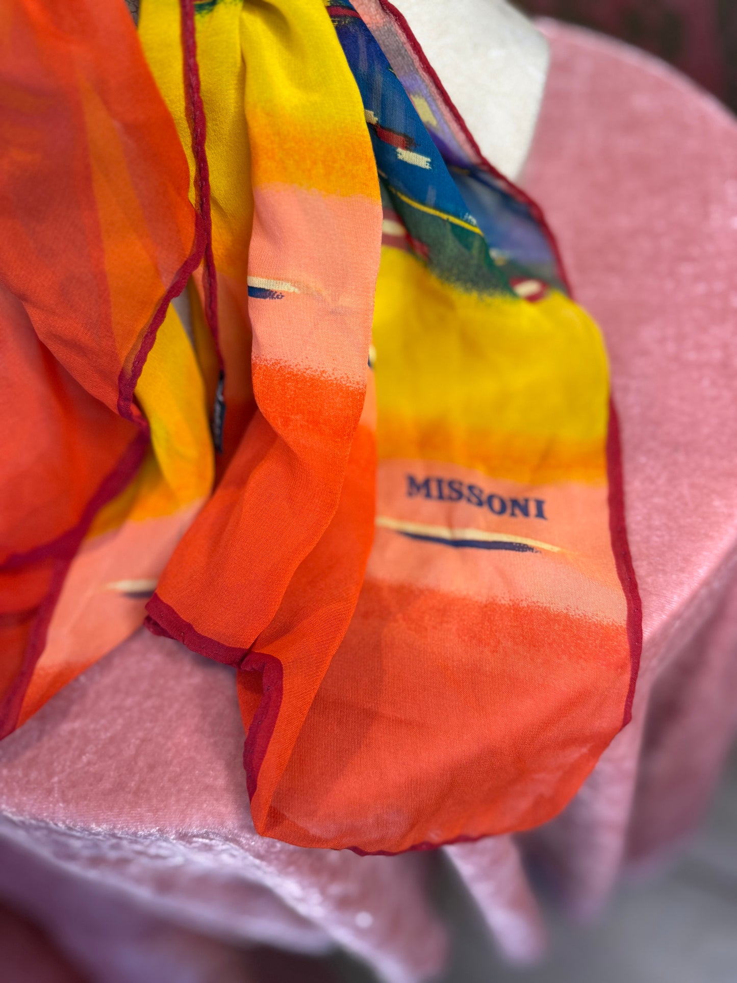 Missoni Multi-coloured Silk Scarf