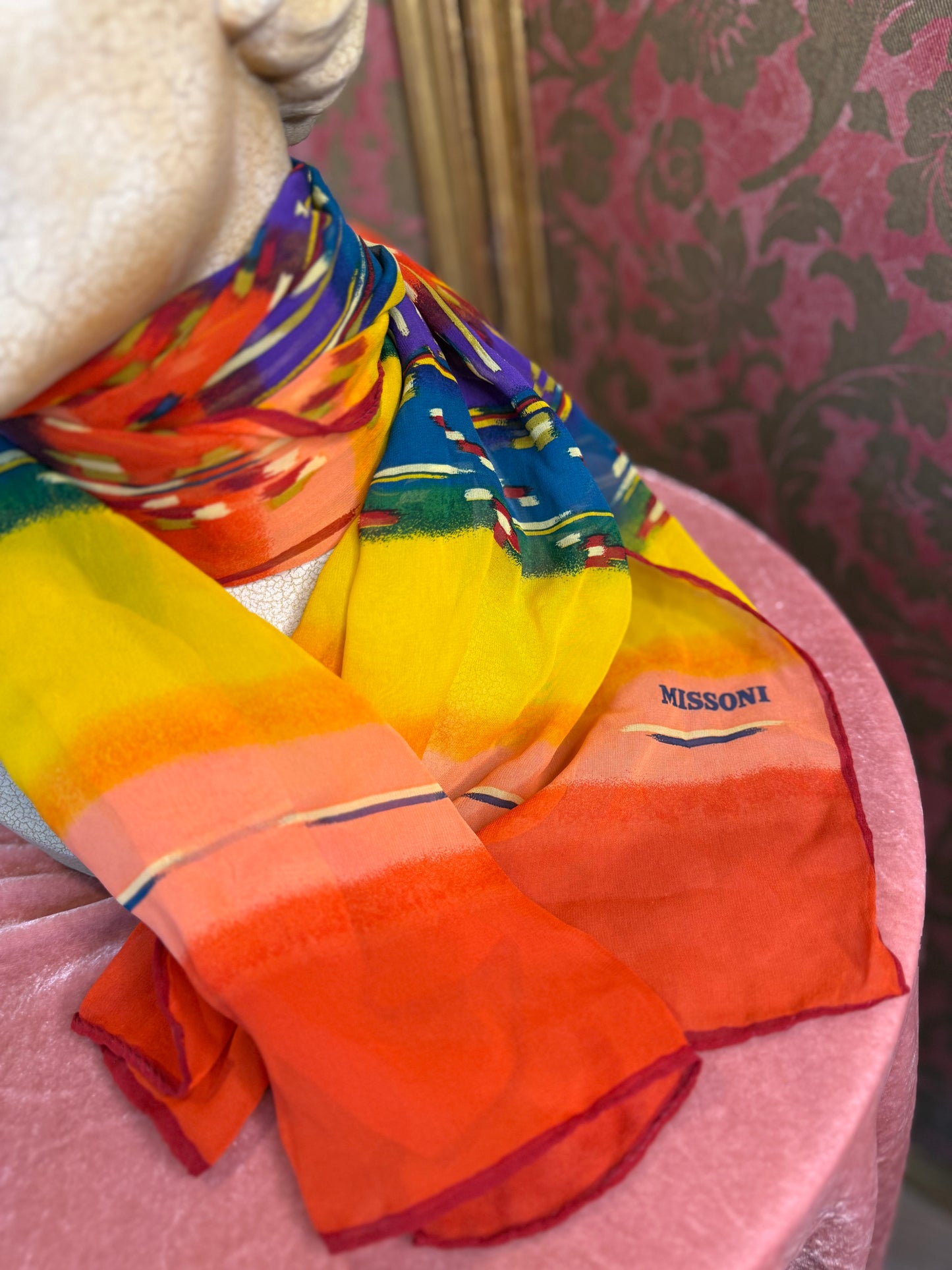 Missoni Multi-coloured Silk Scarf