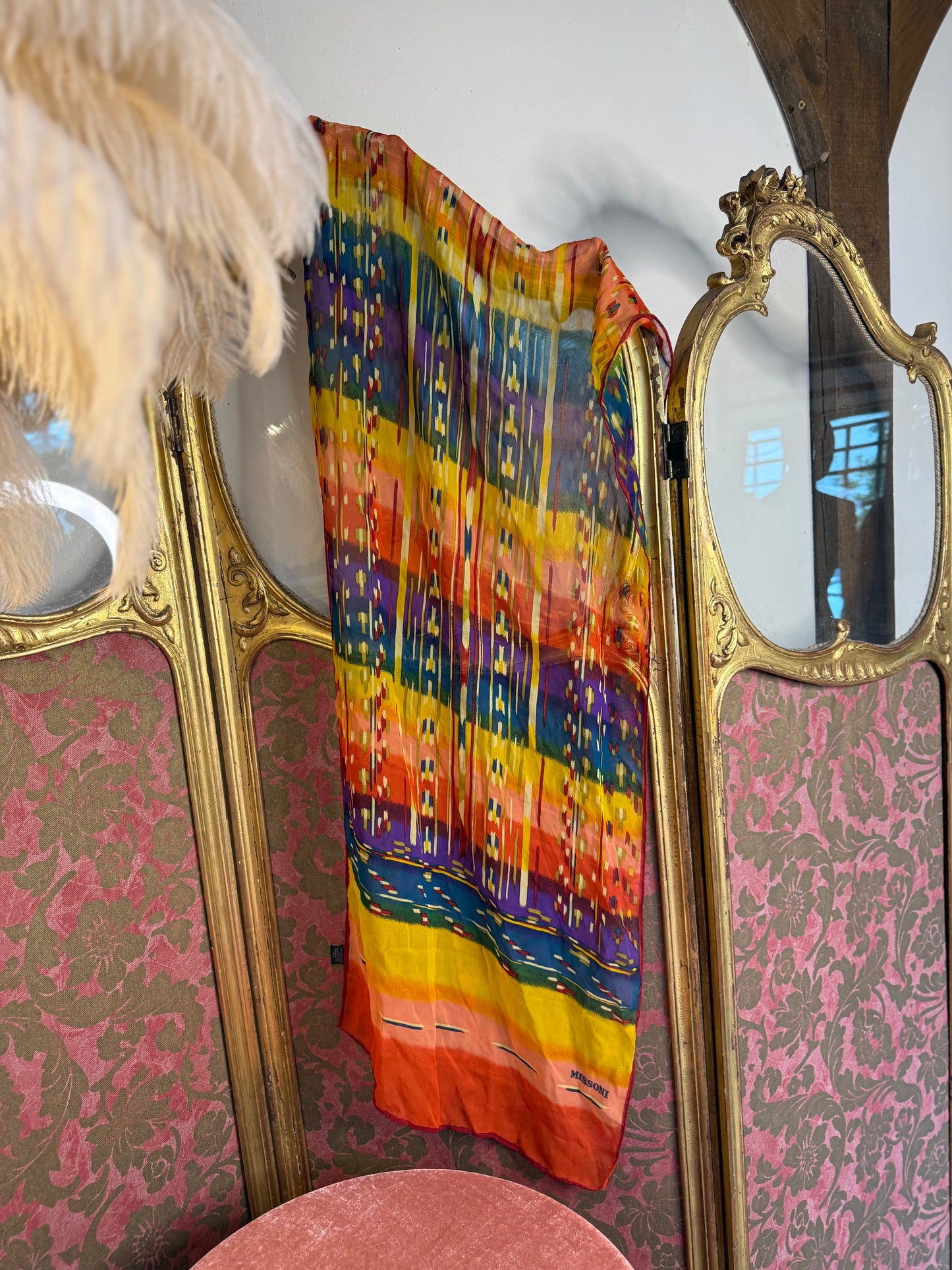 Missoni Multi-coloured Silk Scarf