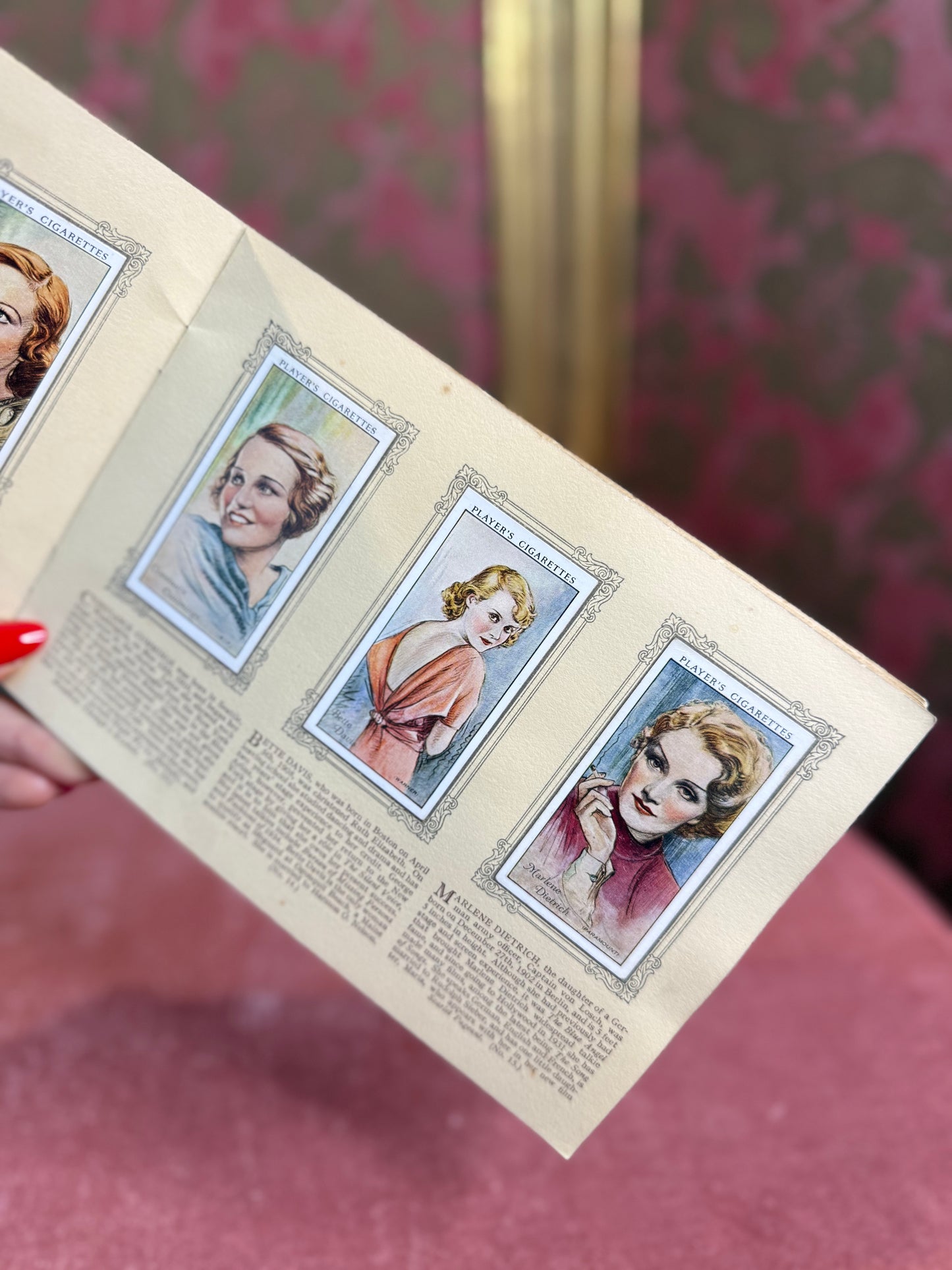1934 'An Album of Film Stars' Cigarette Card Collection