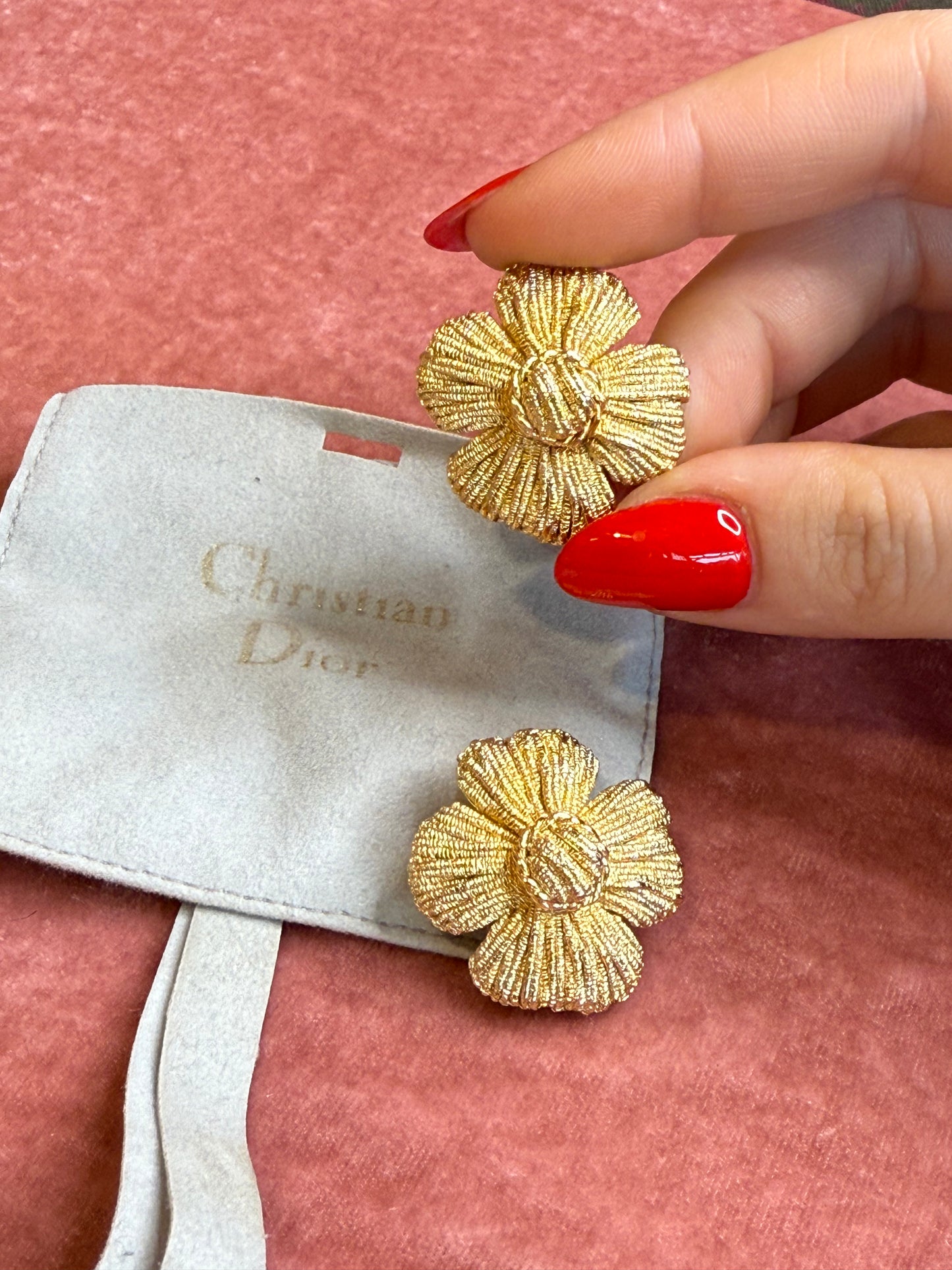 Christian Dior Vintage Clip-On Earrings