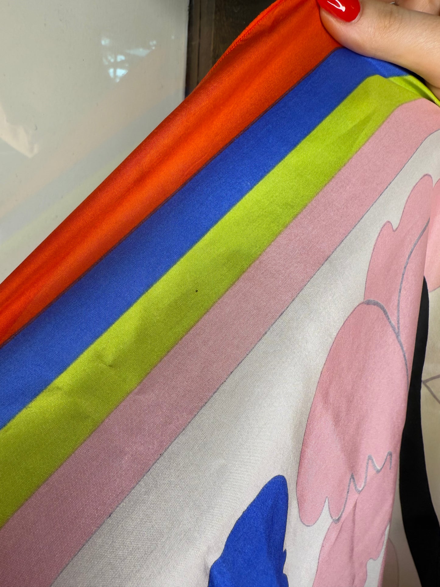 Vintage Silk Folies Scarf