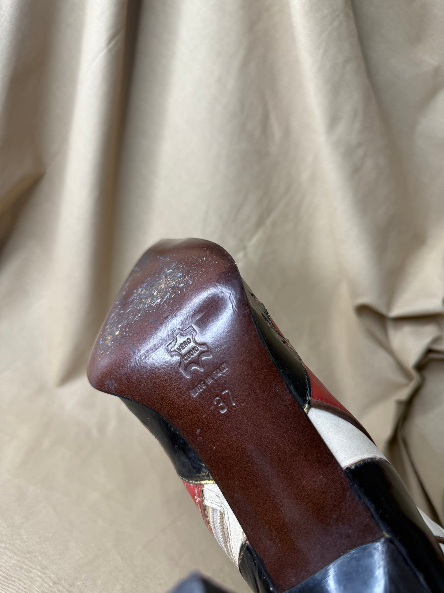 Incredible Italian Leather Stiletto Cowboy Boots