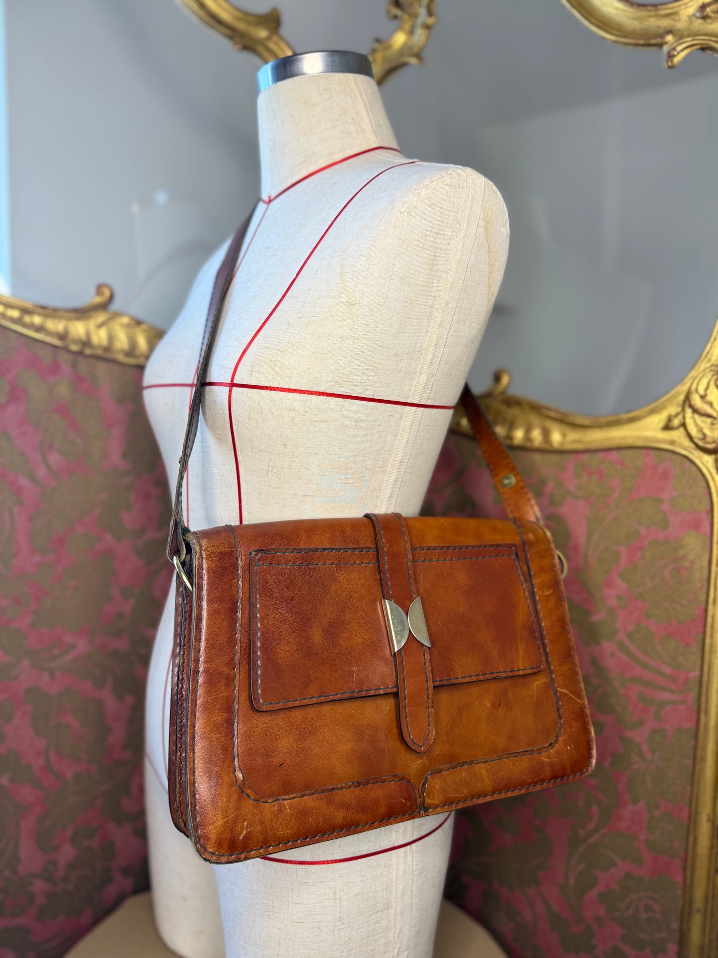 Vintage Leather Shoulder Bag