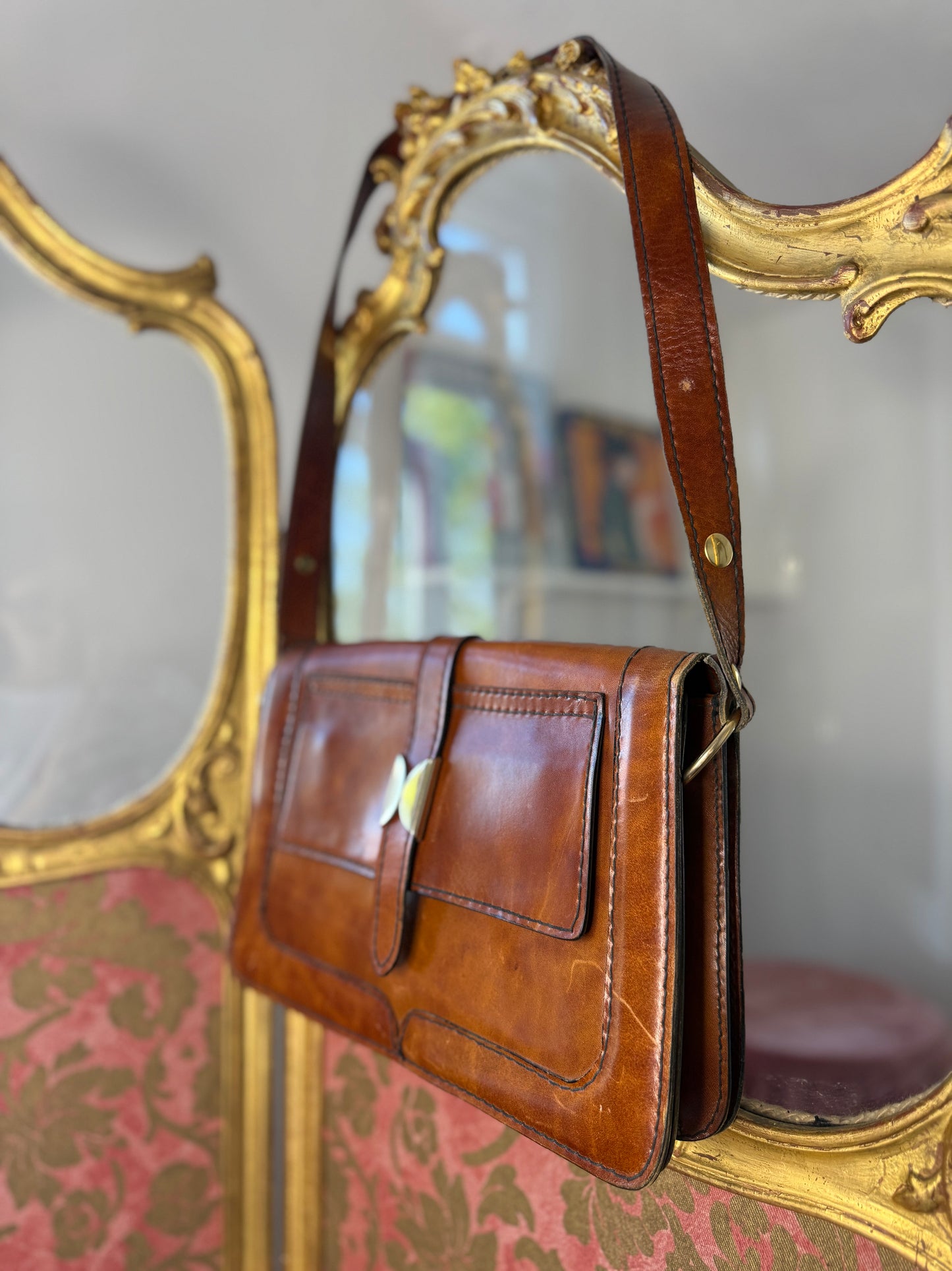 Vintage Leather Shoulder Bag