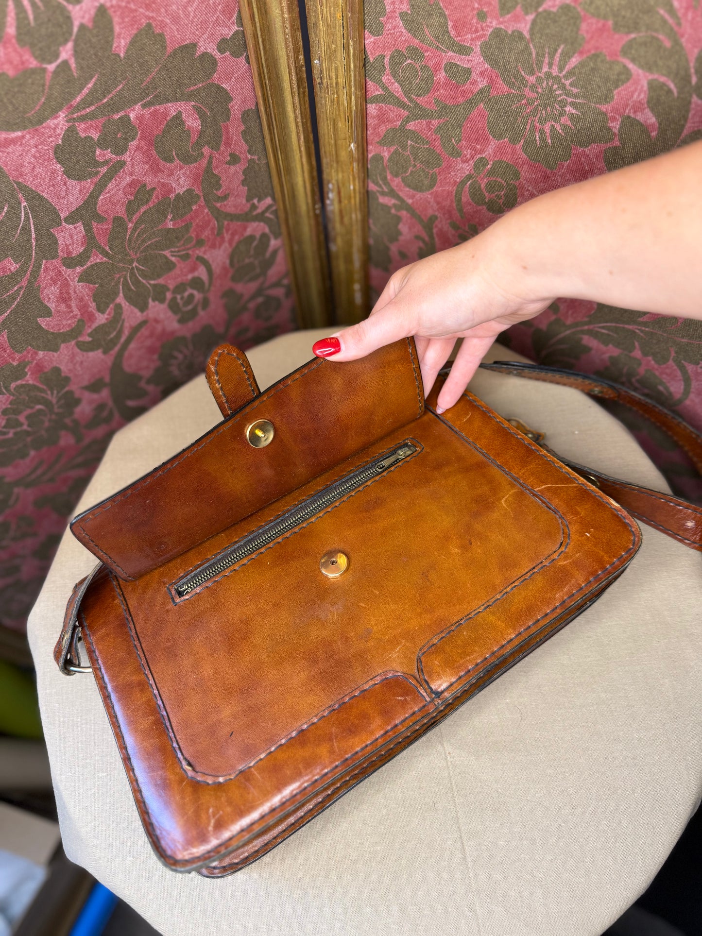 Vintage Leather Shoulder Bag