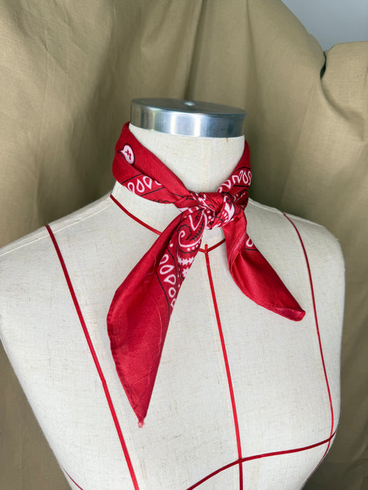Red Western Bandana