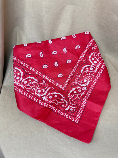 Red Western Bandana