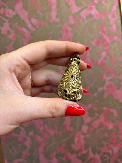 Vintage Cone Cabochon Pendant