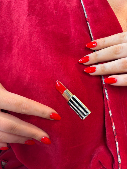 Lipstick Brooch