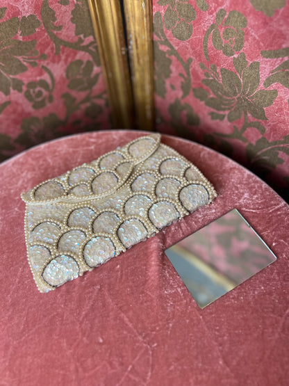 1940s Pearlescent Evening Purse