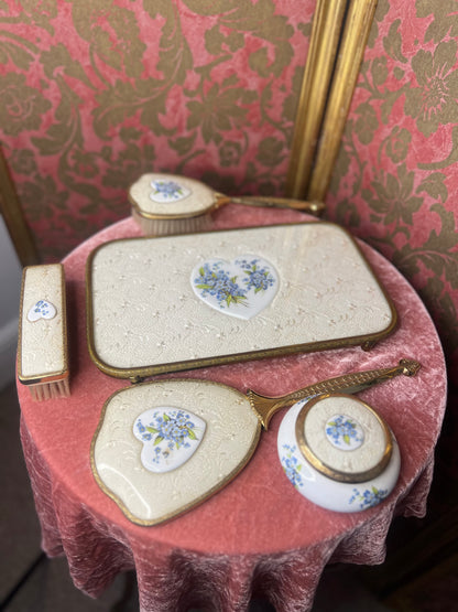 5 Piece Vintage Vanity Set