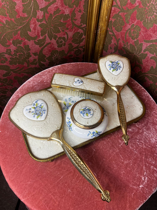 5 Piece Vintage Vanity Set