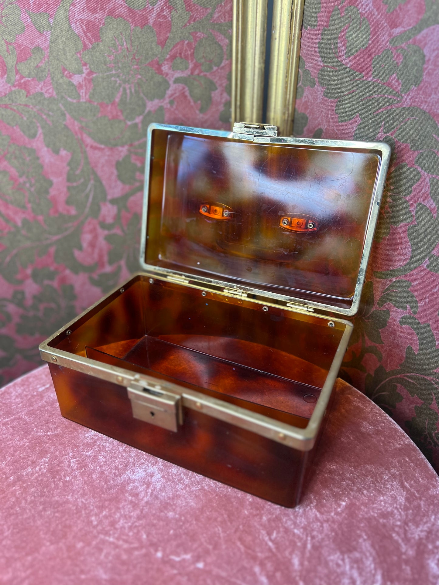 1950s Tortoiseshell Effect Vanity Case