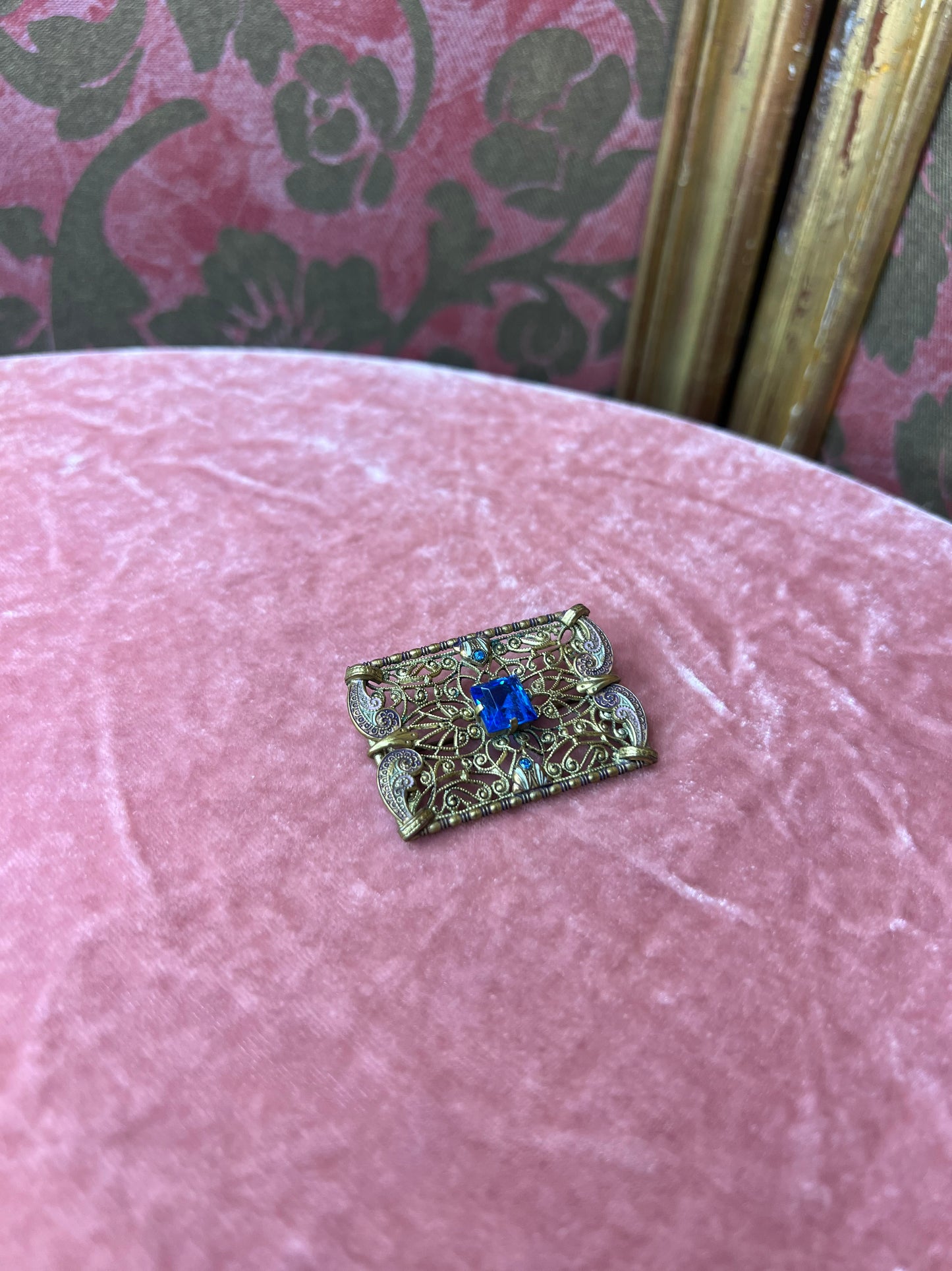 1920s Nouveau Filigree Brooch