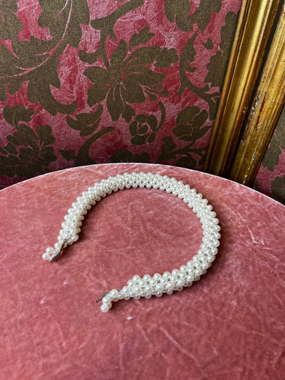 Vintage Style Pearl Headband