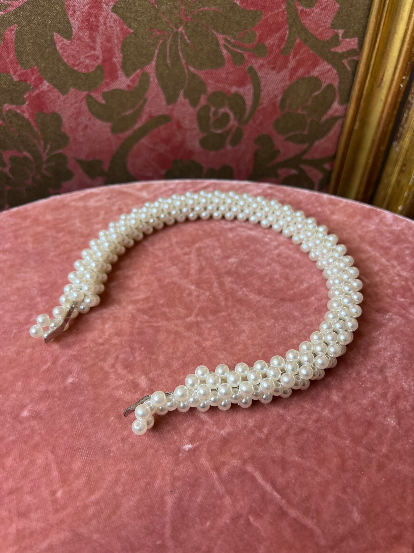 Vintage Style Pearl Headband