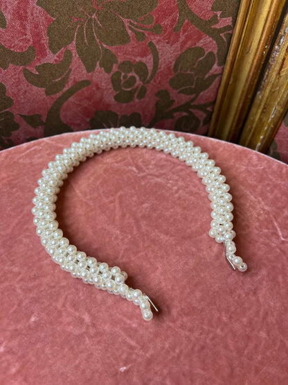 Vintage Style Pearl Headband