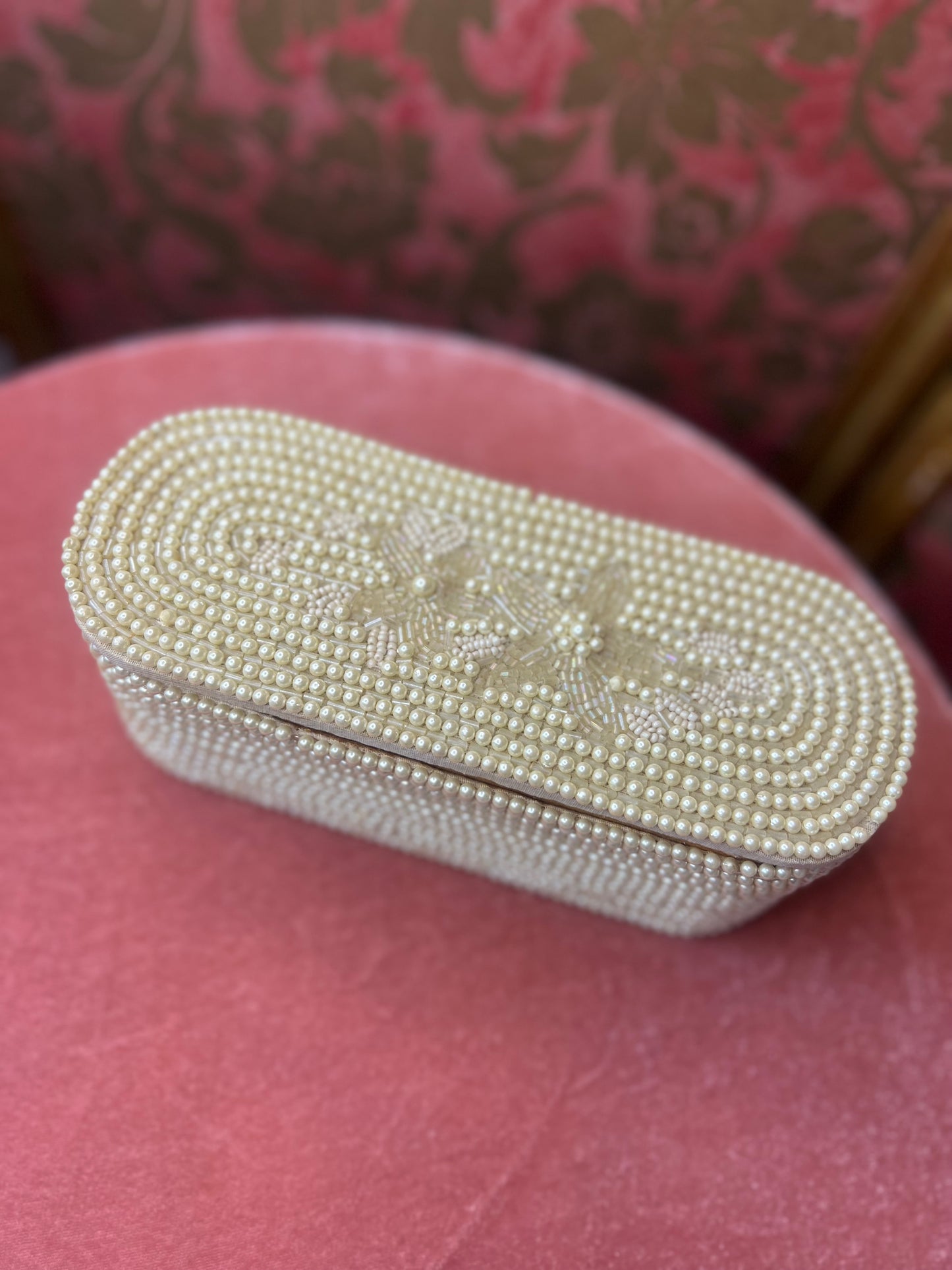 Vintage Pearl Jewellery Box