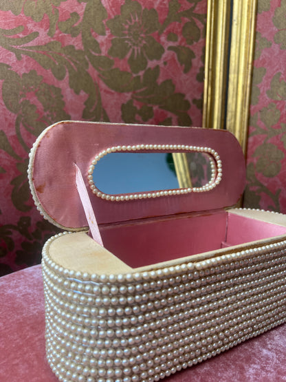 Vintage Pearl Jewellery Box