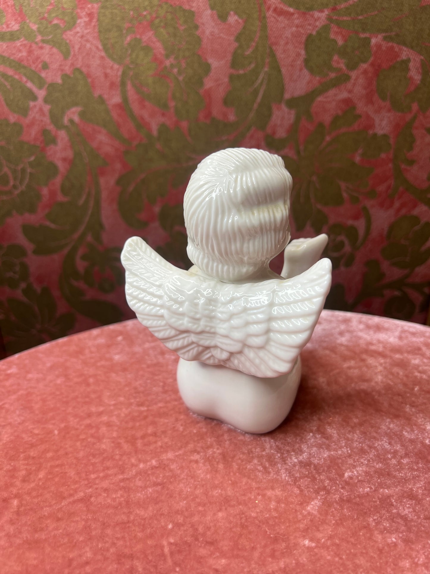 Sweet Ceramic Cherub Statue