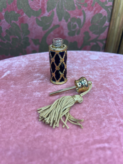 Brass Art-Deco Perfume Bottle