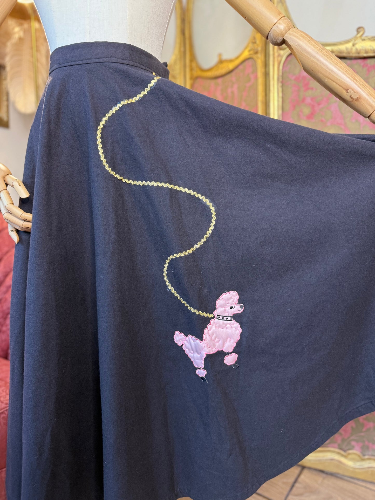 1950s Handmade Poodle Skirt