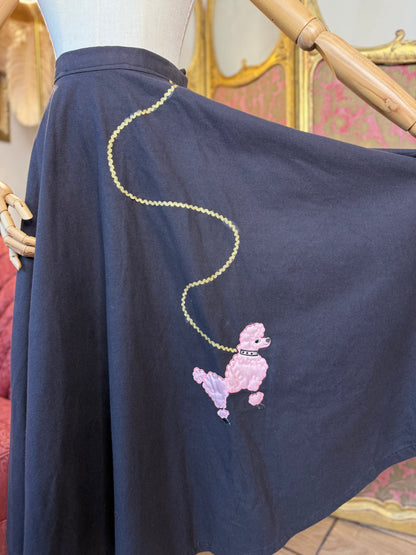 1950s Handmade Poodle Skirt