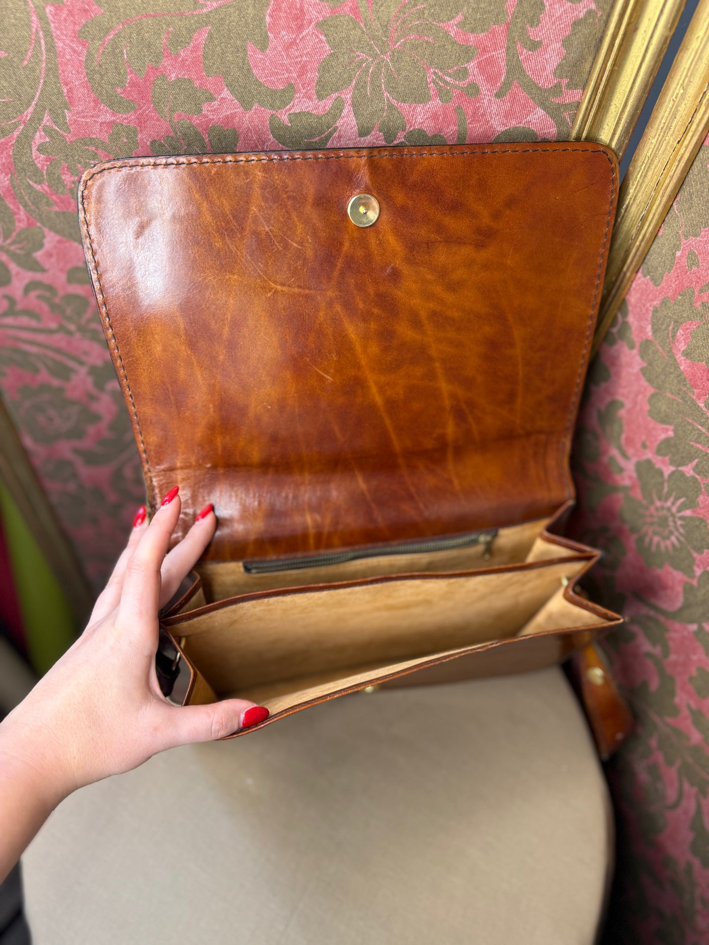 Vintage Leather Shoulder Bag
